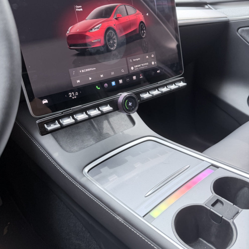 120W Voice-Controlled Ambient Light Charging Extension – Fits Tesla Model 3/Y