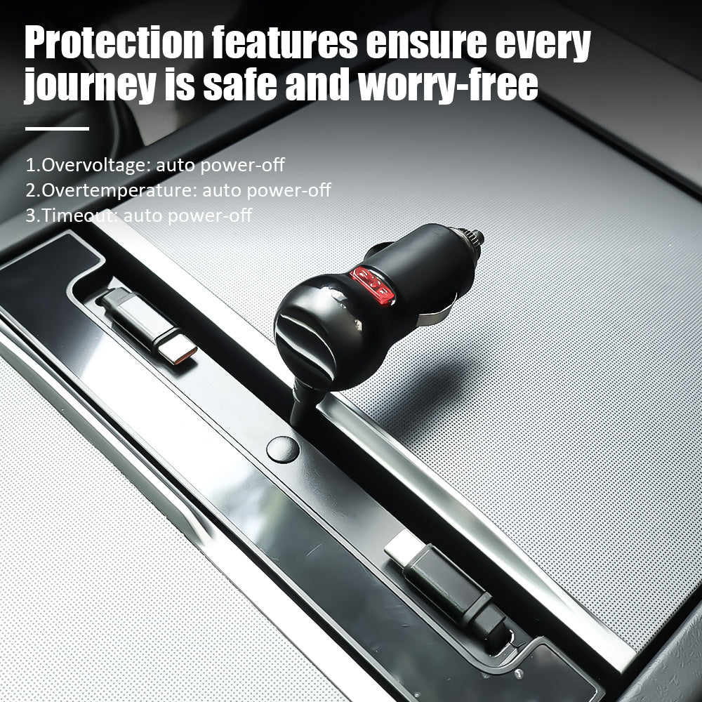 120W Voice-Controlled Ambient Light Charging Extension Compatible with Model Y Juniper & Model 3 Highland