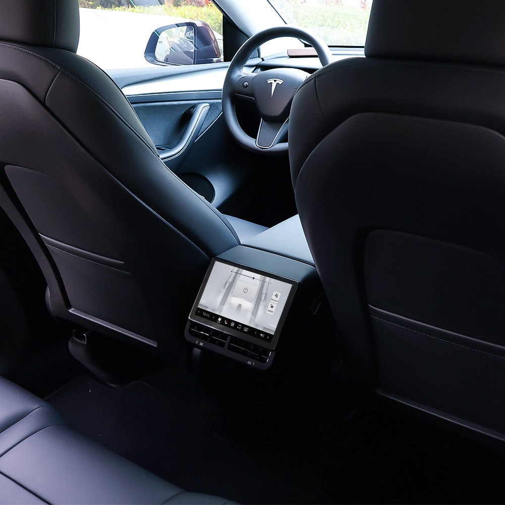 Yuebbn 9-inch Tesla Rear Seat Screen (Fits 2018-2024 Model 3/Y) Rear Seat Installation