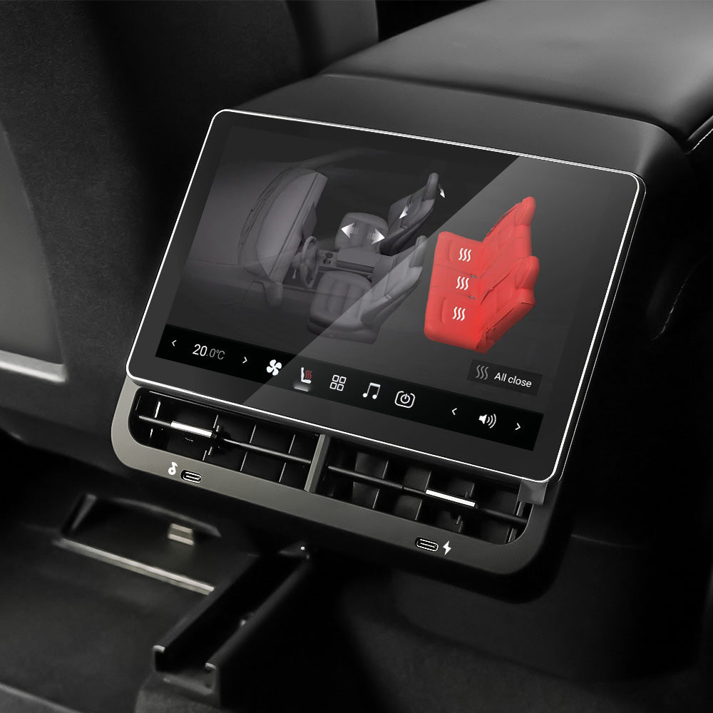 2025 Latest Version!Yuebbn 9-inch Rear Entertainment Screen for Tesla Model 3 & Y