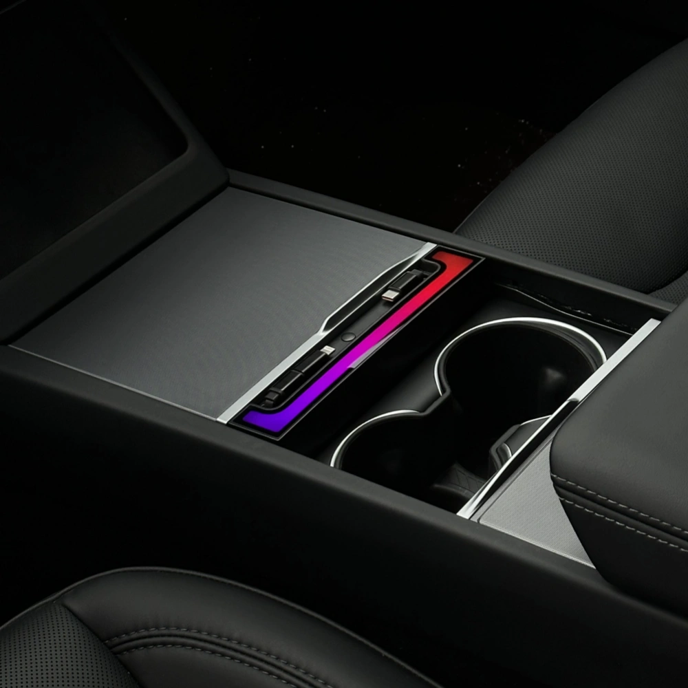 120W Voice-Controlled Ambient Light Charging Extension Compatible with Model Y Juniper & Model 3 Highland