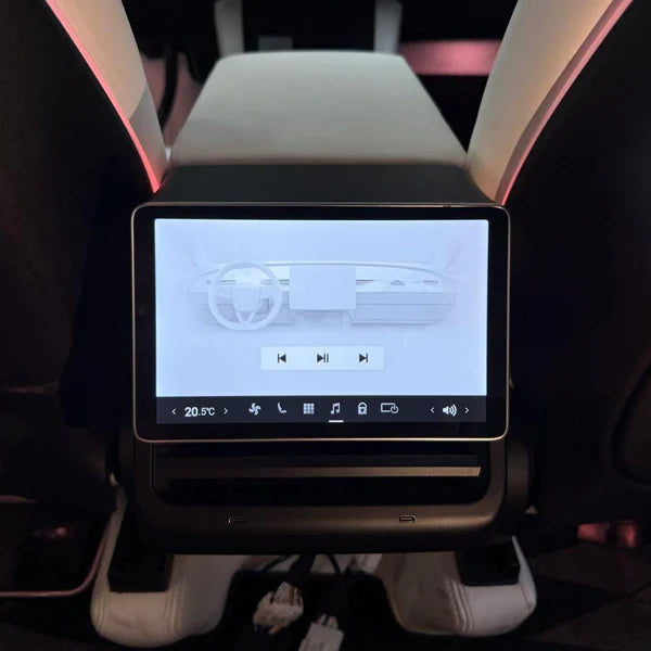 Yuebbn 2025 Model 3/Y Rear Screen – Identical OEM, Fits 2018-2024 model 3/Y