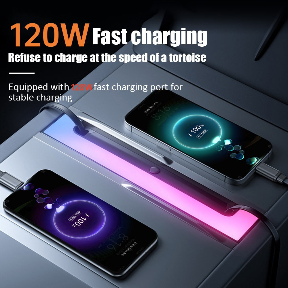 120W Voice-Controlled Ambient Light Charging Extension, Compatible with Model Y Juniper & Model 3 Highland