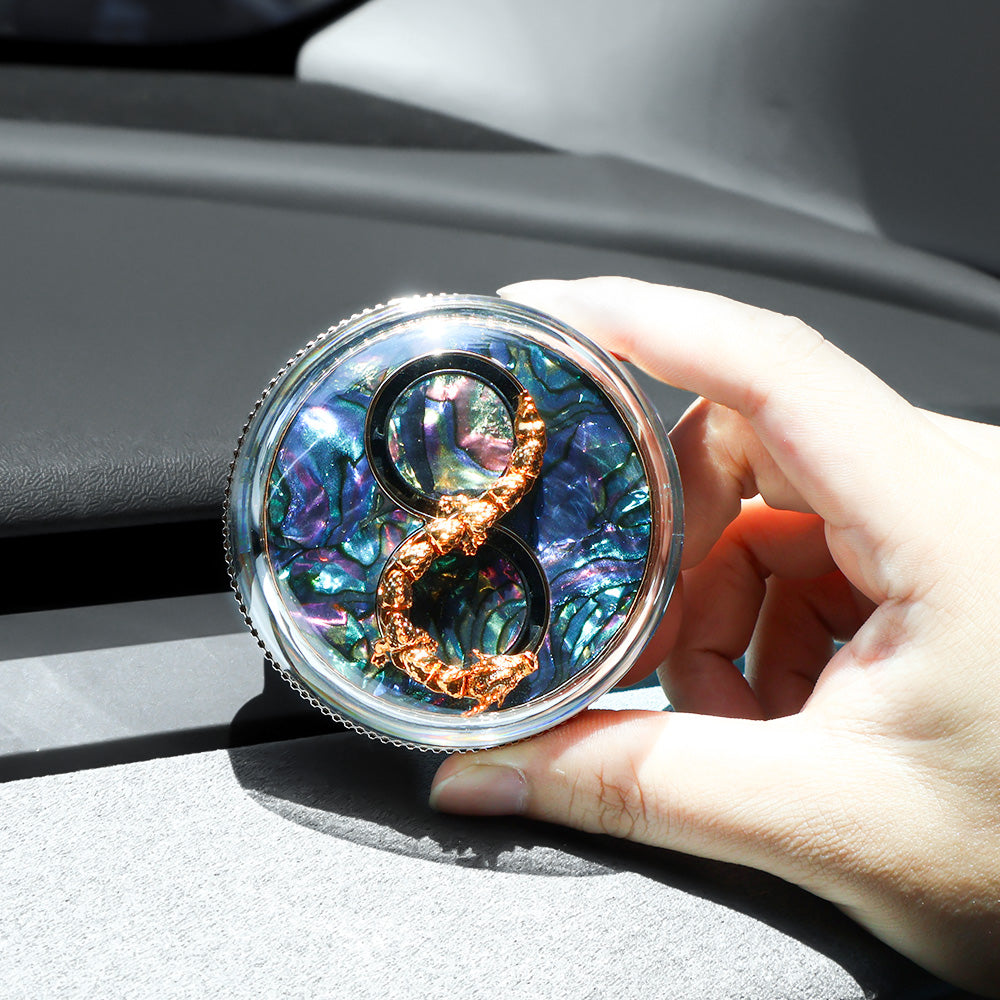 Yuebbn Premium Gifts - Tesla-Exclusive Lucky Golden Dragon Car Fragrance Diffuser